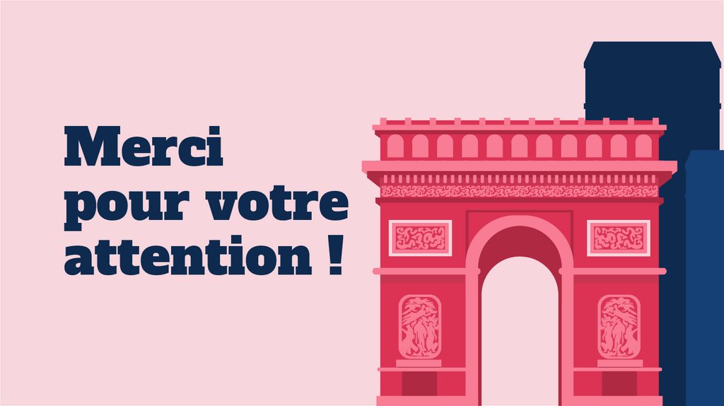 Merci pour votre attention !