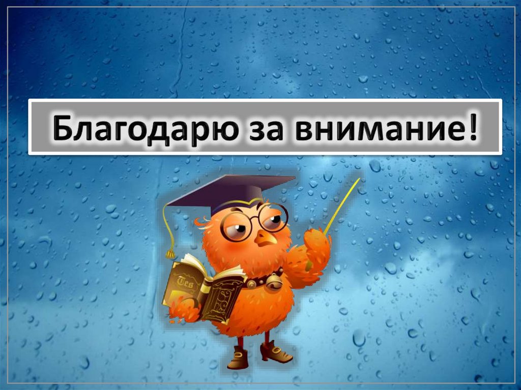 Благодарю за внимание!