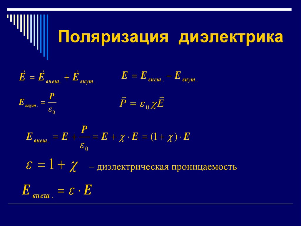 Поляризация диэлектрика
