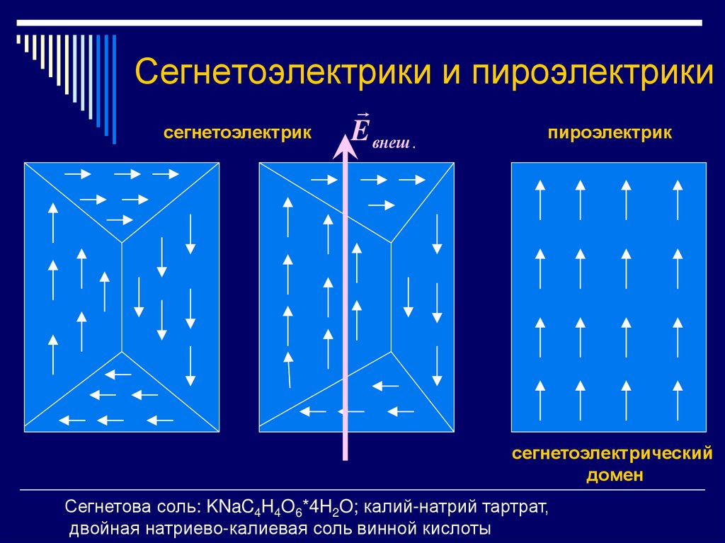 Сегнетоэлектрики и пироэлектрики