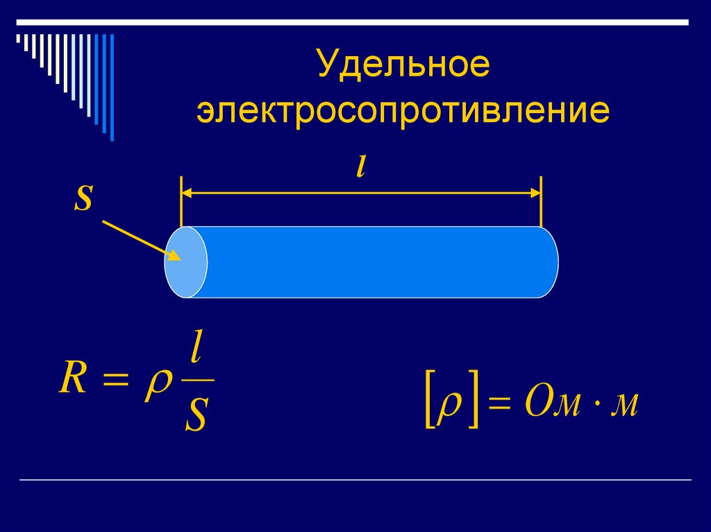 Удельное электросопротивление