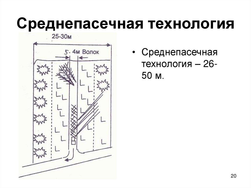 Среднепасечная технология