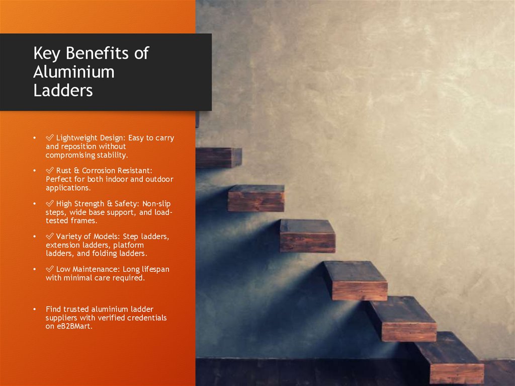 Key Benefits of Aluminium Ladders