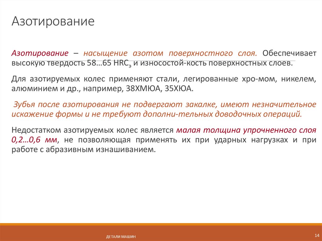 Азотирование