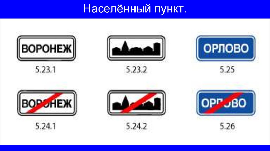 Населённый пункт.