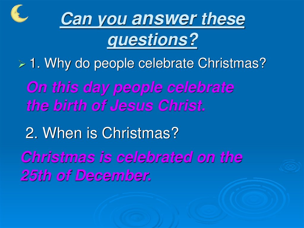 Can you answer these questions?