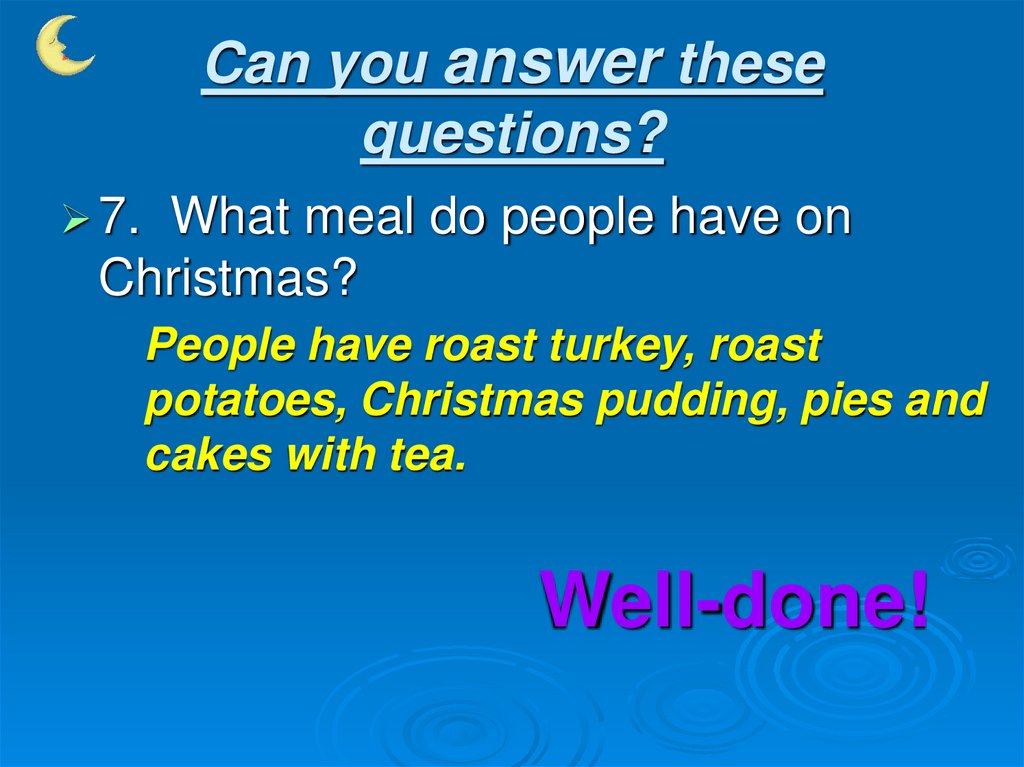 Can you answer these questions?