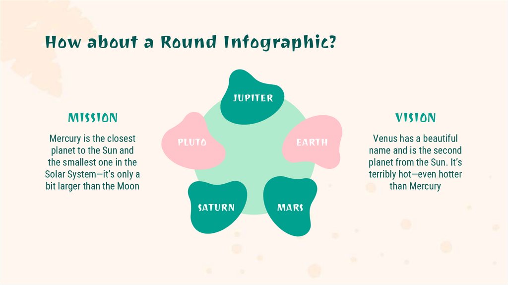 How about a Round Infographic?