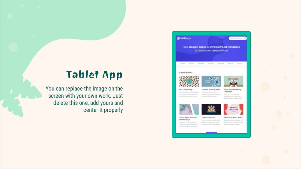 Tablet App