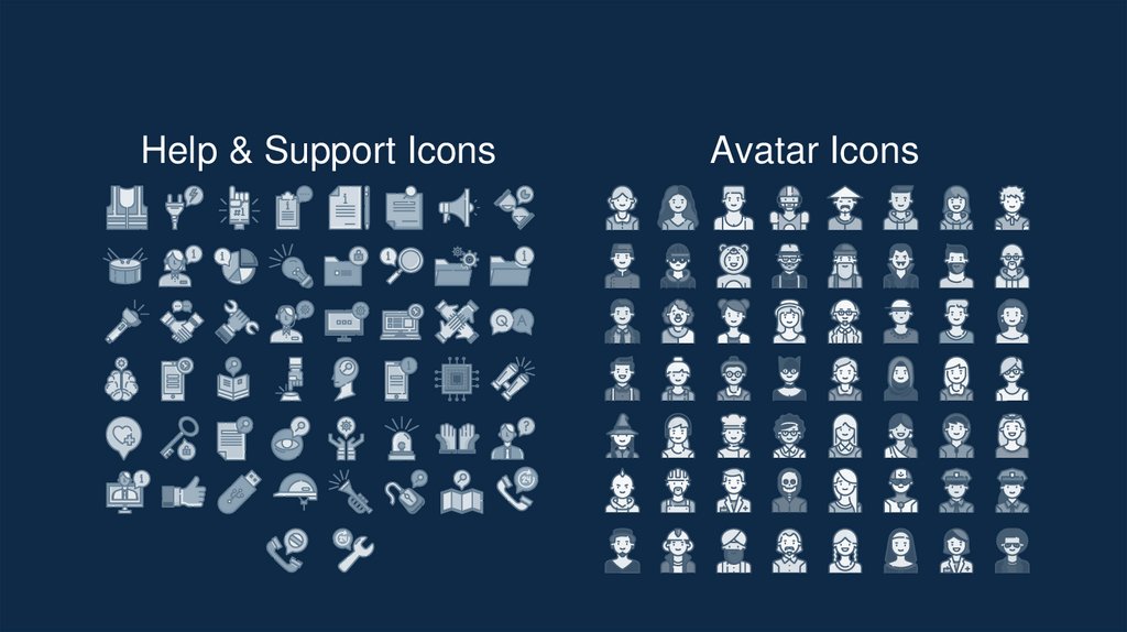 Help & Support Icons