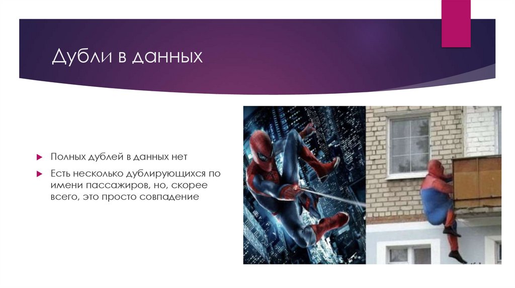 Дубли в данных