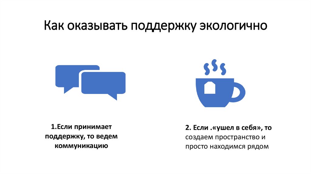 Как оказывать поддержку экологично