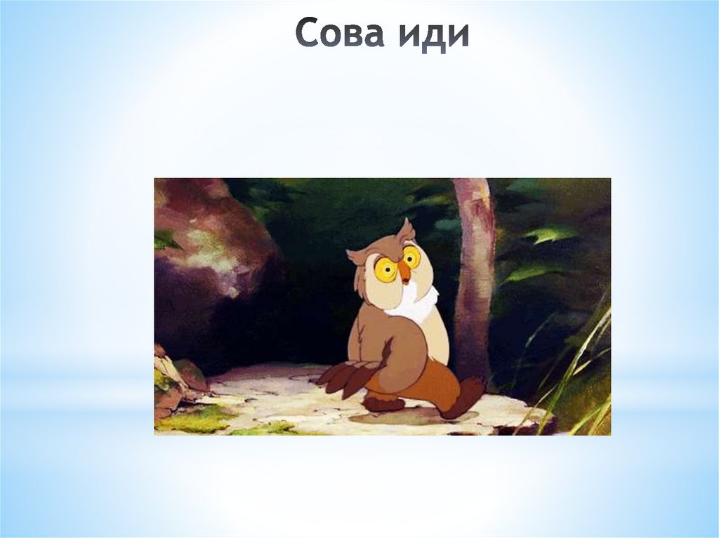 Сова иди