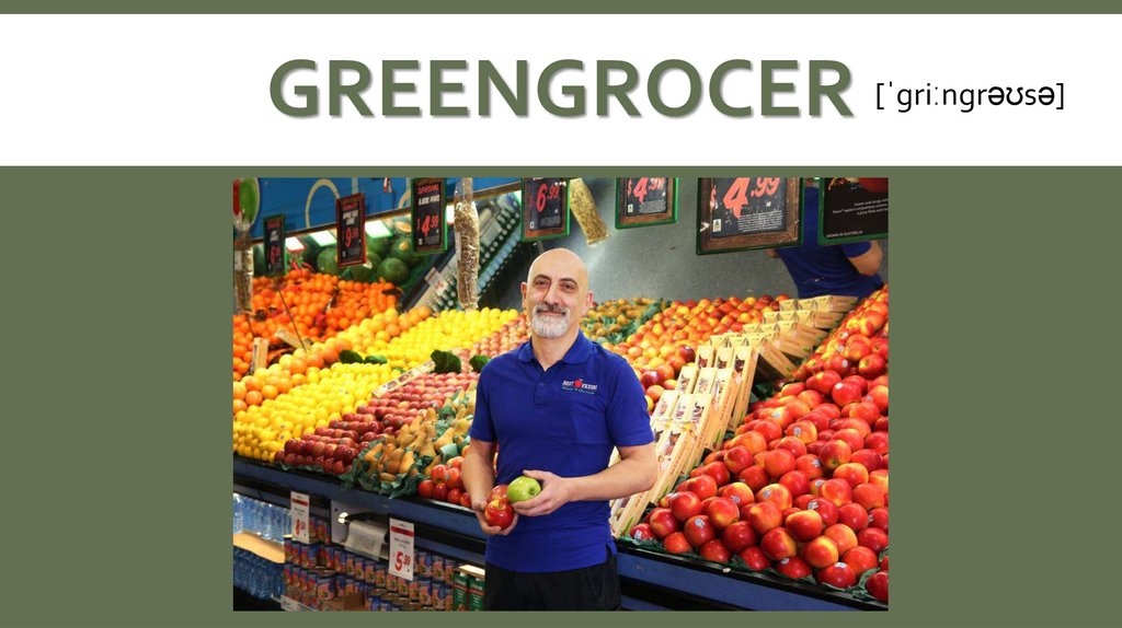 greengrocer