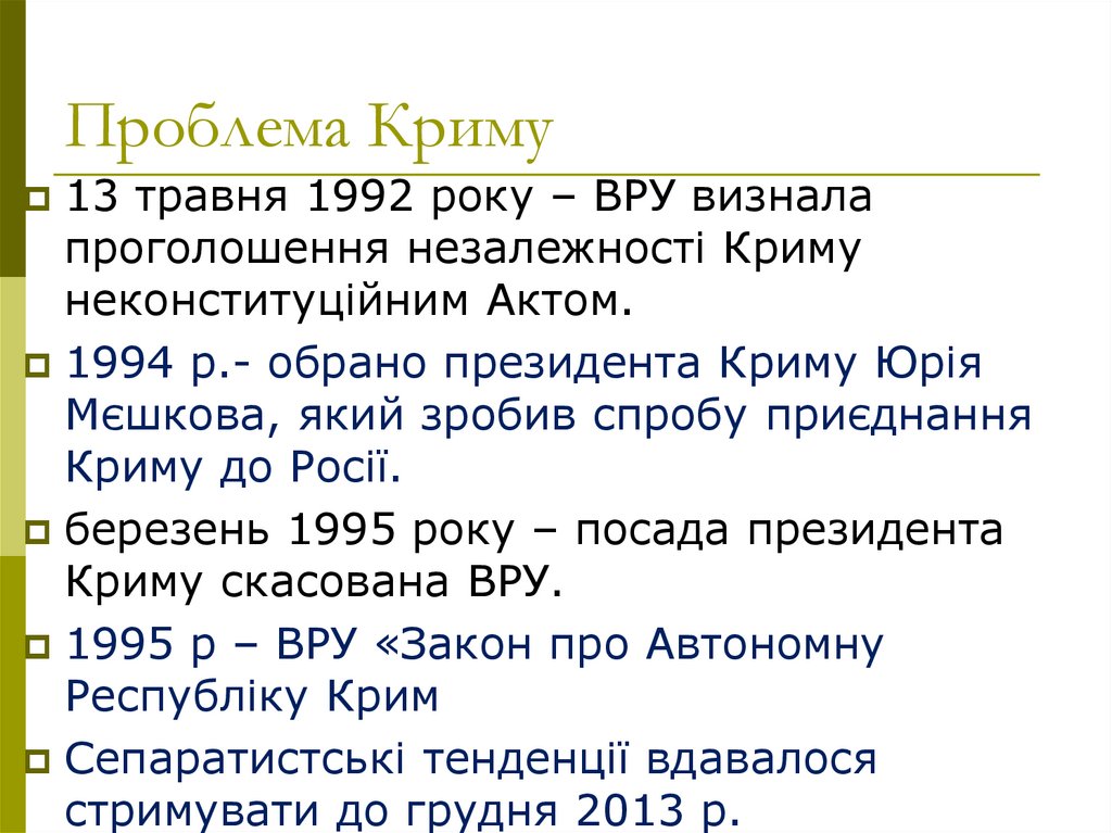 Проблема Криму