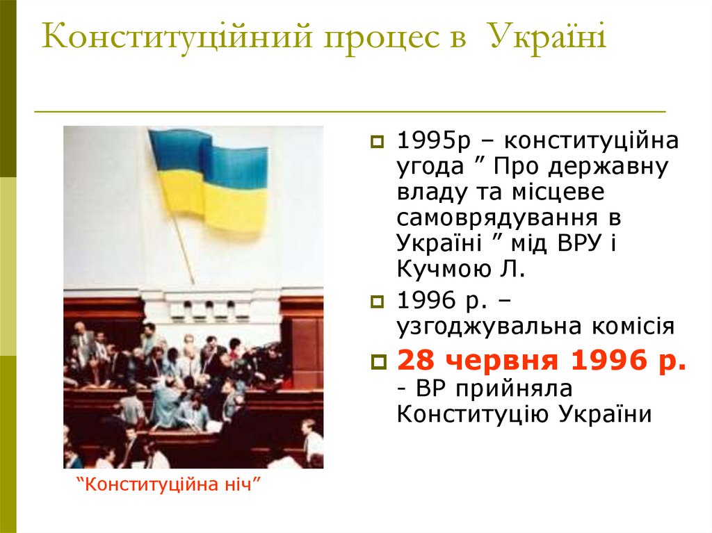 Конституційний процес в Україні