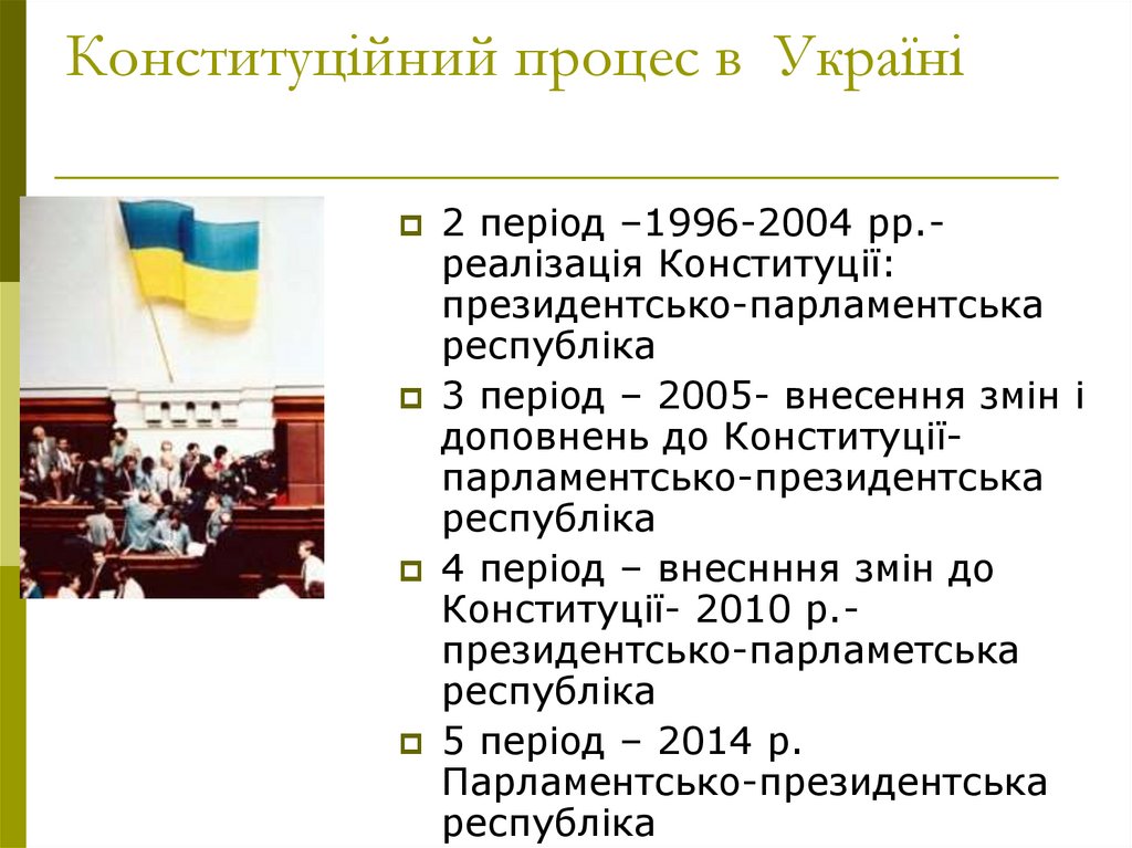 Конституційний процес в Україні