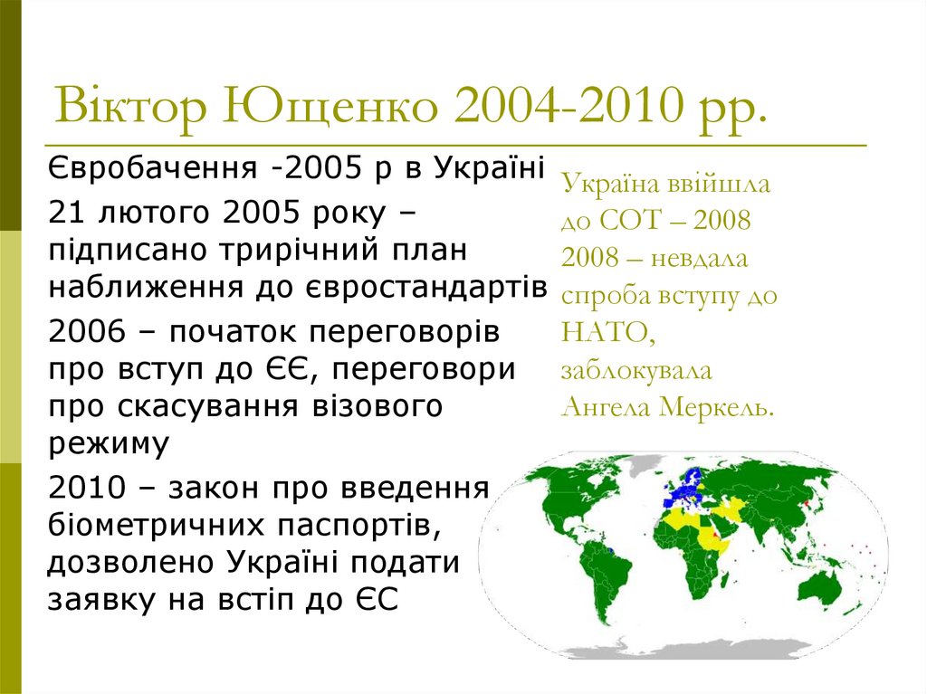 Віктор Ющенко 2004-2010 рр.