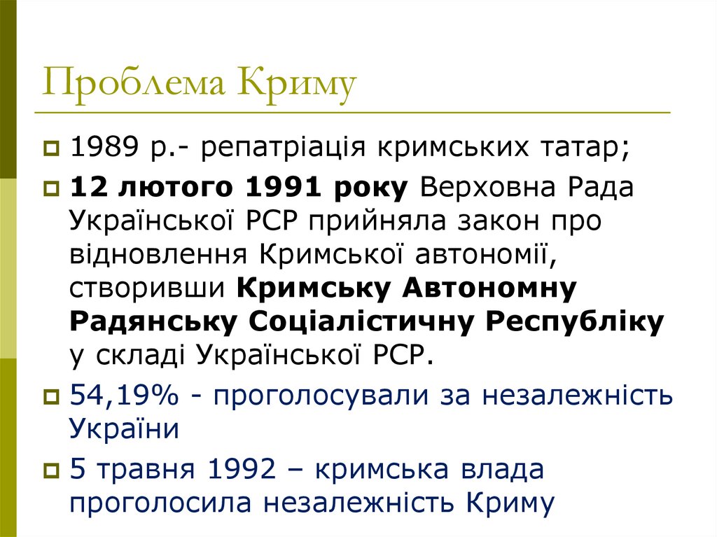 Проблема Криму