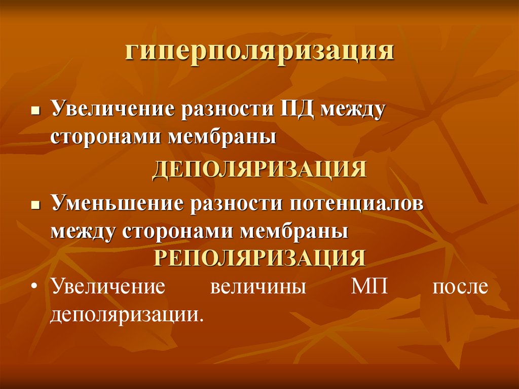 гиперполяризация