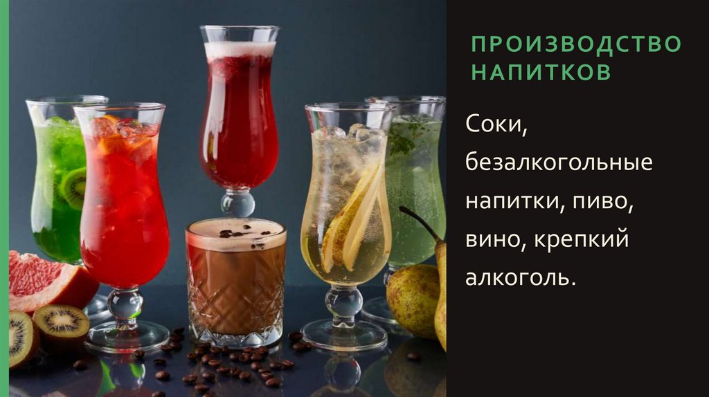 Производство напитков