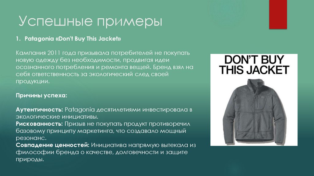 Успешные примеры