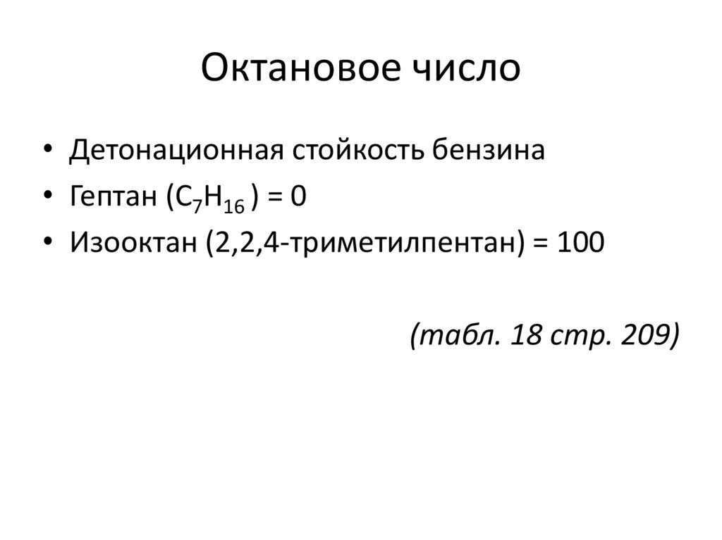 Октановое число
