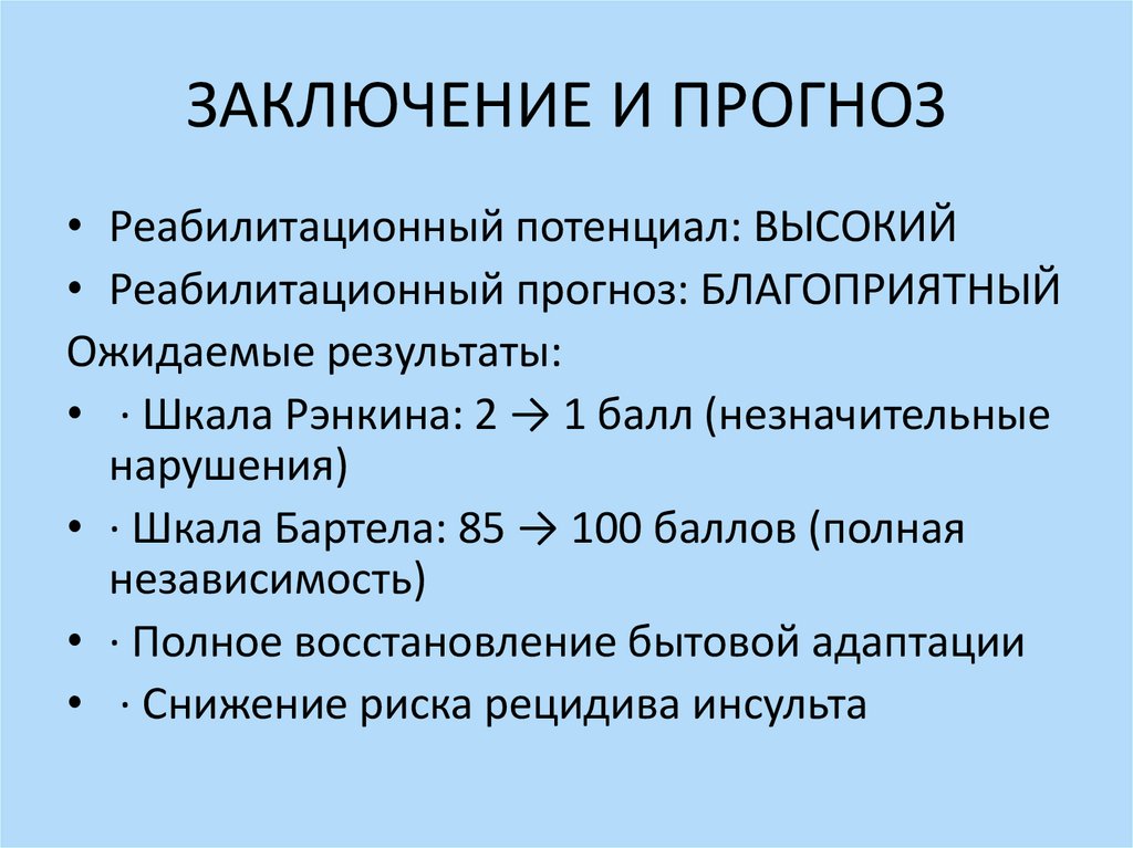 ЗАКЛЮЧЕНИЕ И ПРОГНОЗ