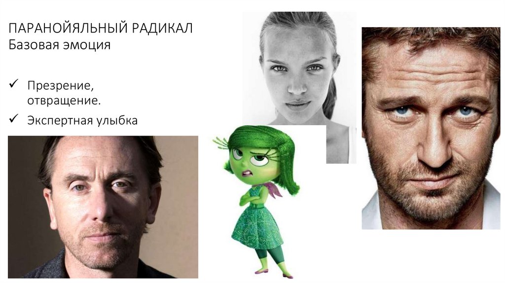 ПАРАНОЙЯЛЬНЫЙ РАДИКАЛ Базовая эмоция