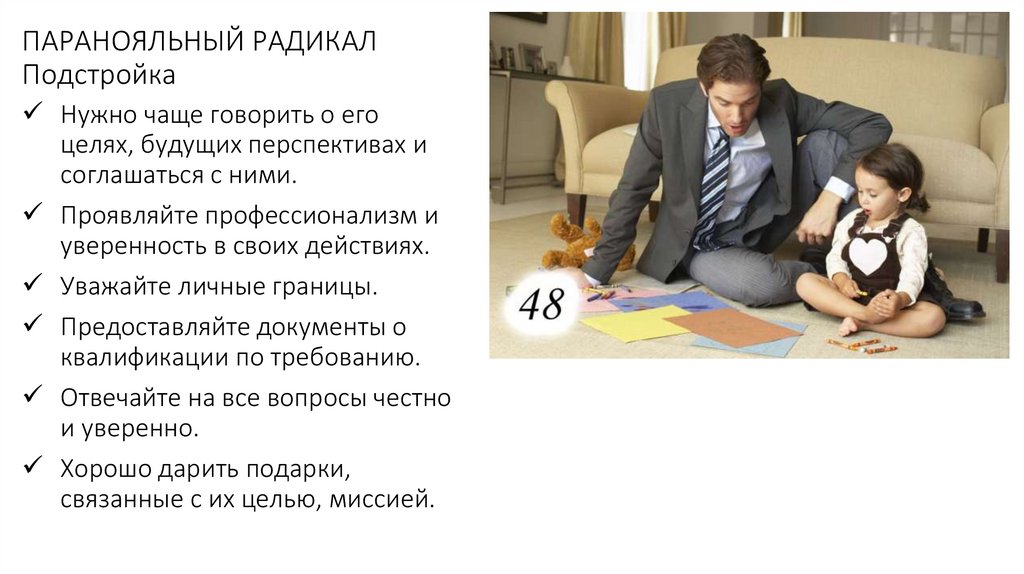 ПАРАНОЯЛЬНЫЙ РАДИКАЛ Подстройка