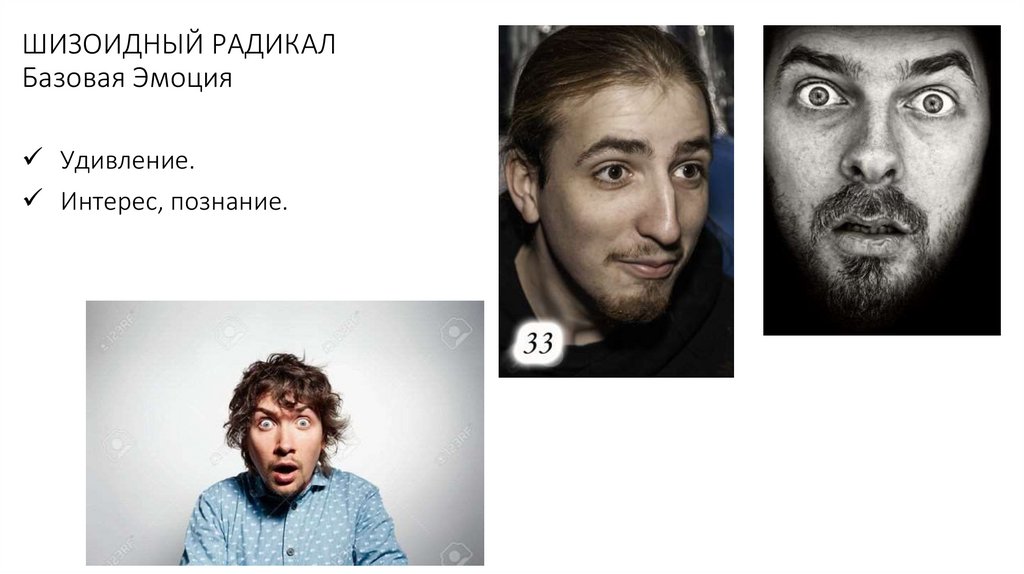 ШИЗОИДНЫЙ РАДИКАЛ Базовая Эмоция