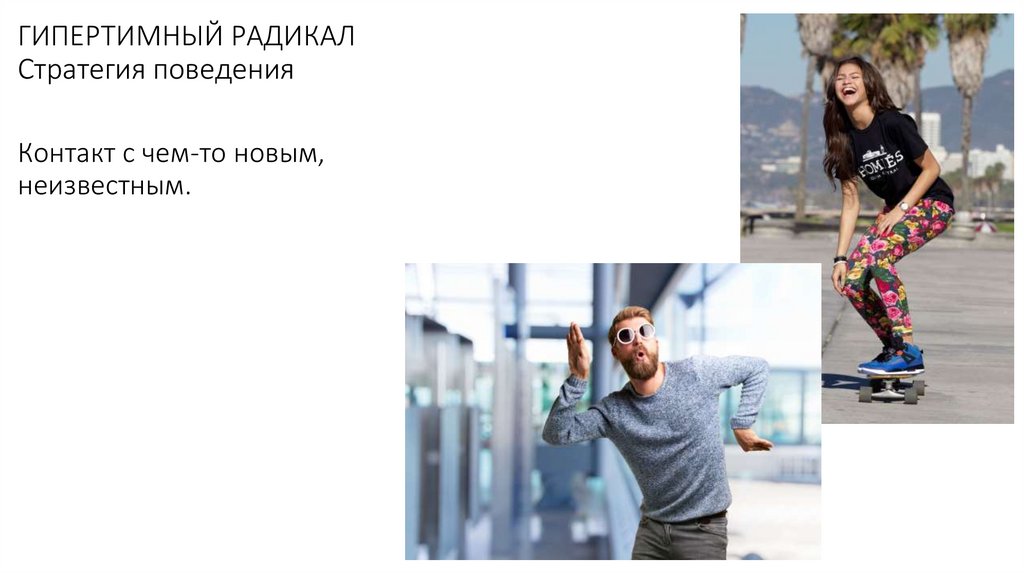 ГИПЕРТИМНЫЙ РАДИКАЛ Стратегия поведения