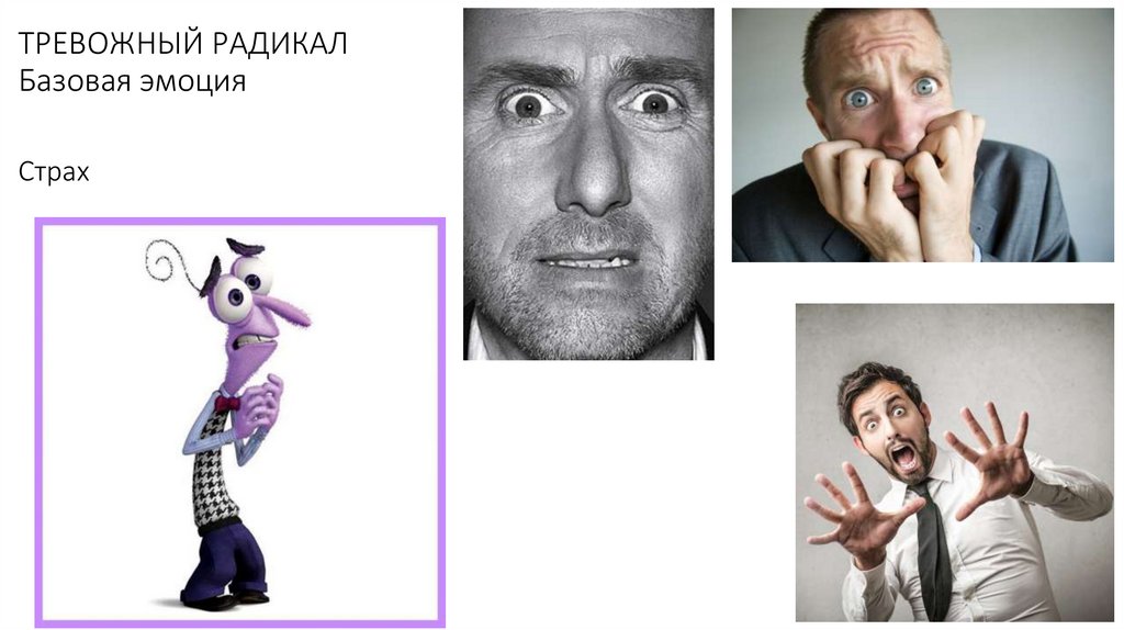 ТРЕВОЖНЫЙ РАДИКАЛ Базовая эмоция