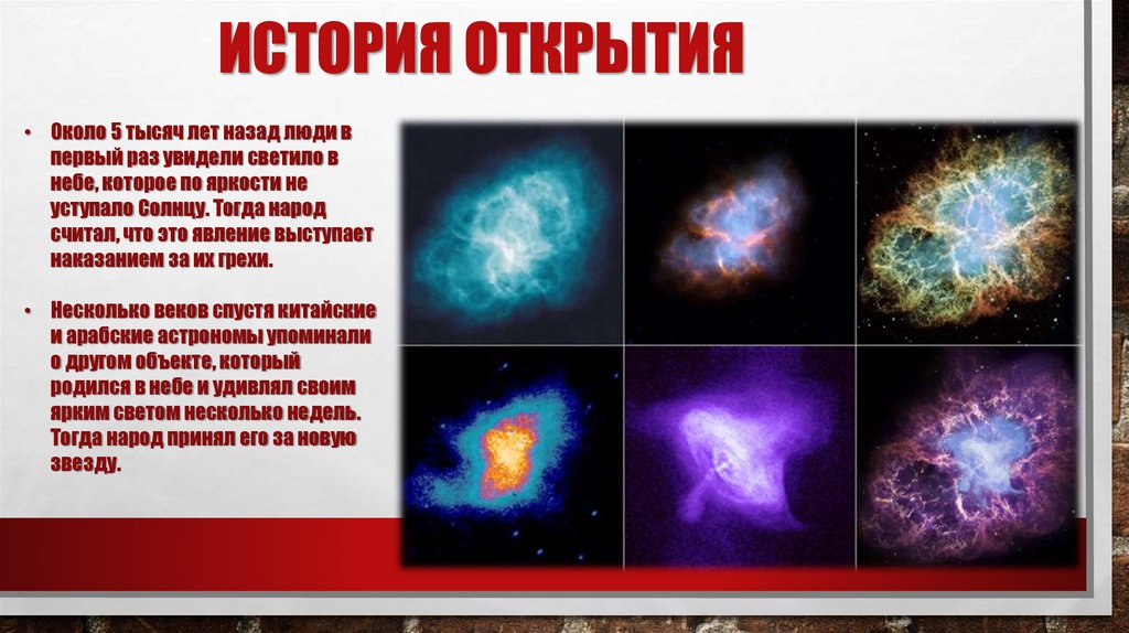 История открытия