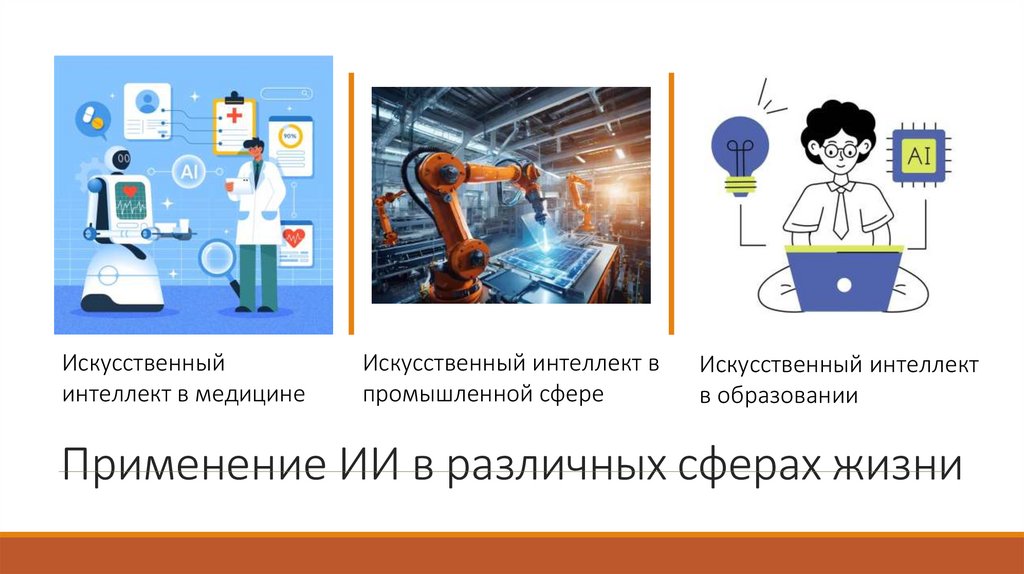Применение ИИ в различных сферах жизни