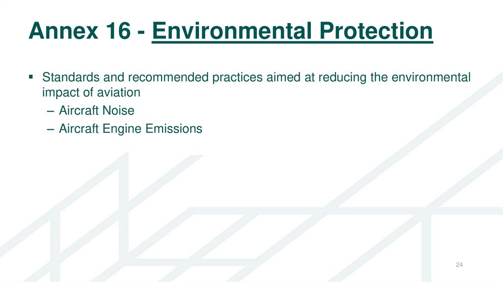 Annex 16 - Environmental Protection