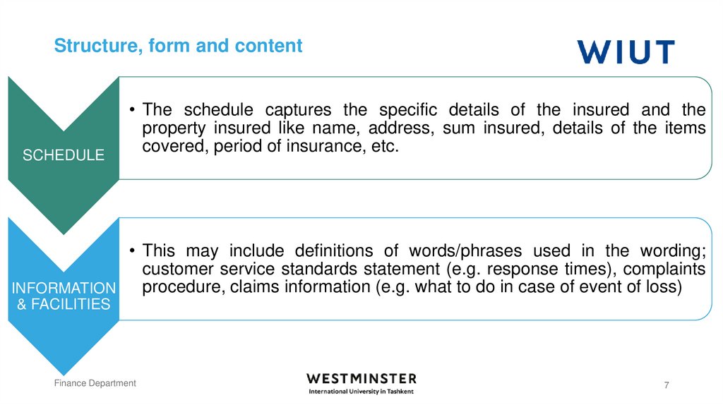 Structure, form and content