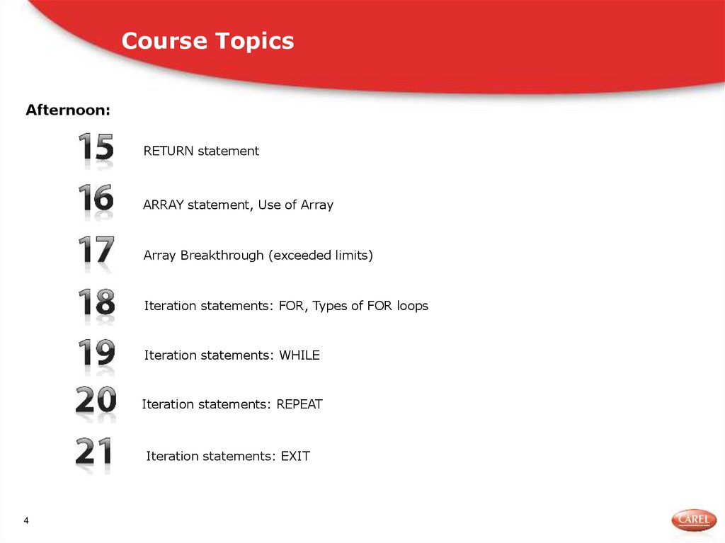 Course Topics