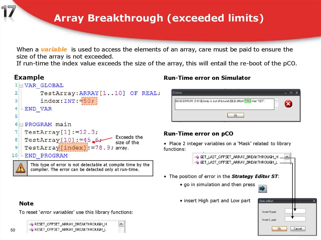 Array Breakthrough (exceeded limits)