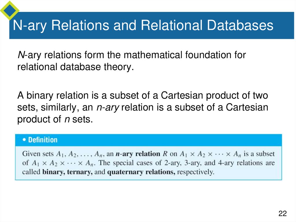 N-ary Relations and Relational Databases