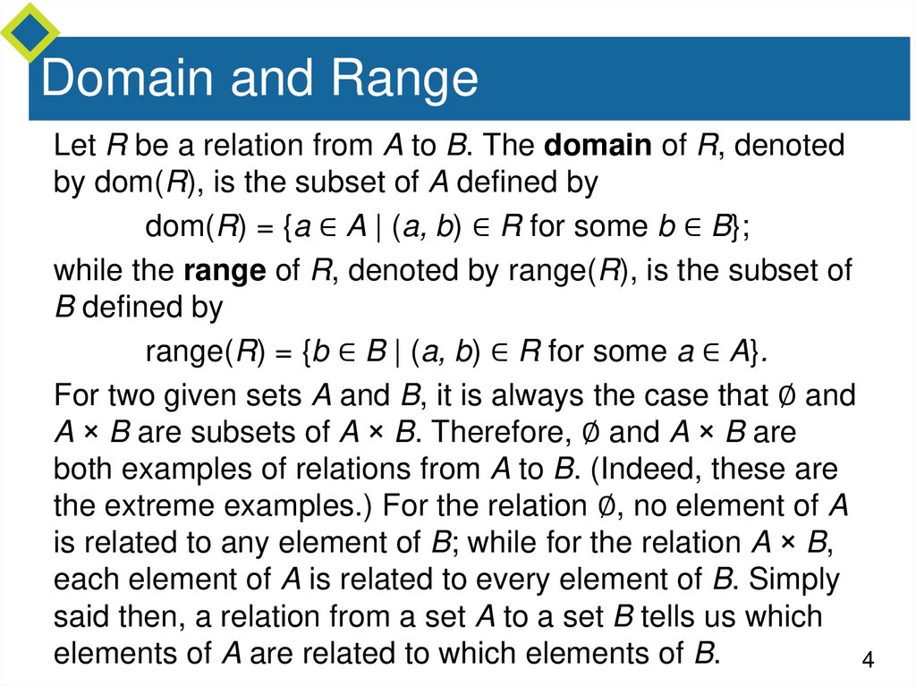 Domain and Range