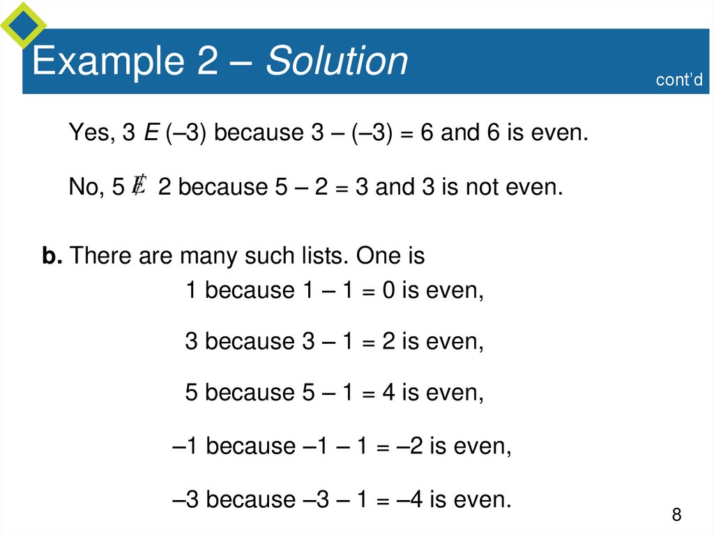 Example 2 – Solution