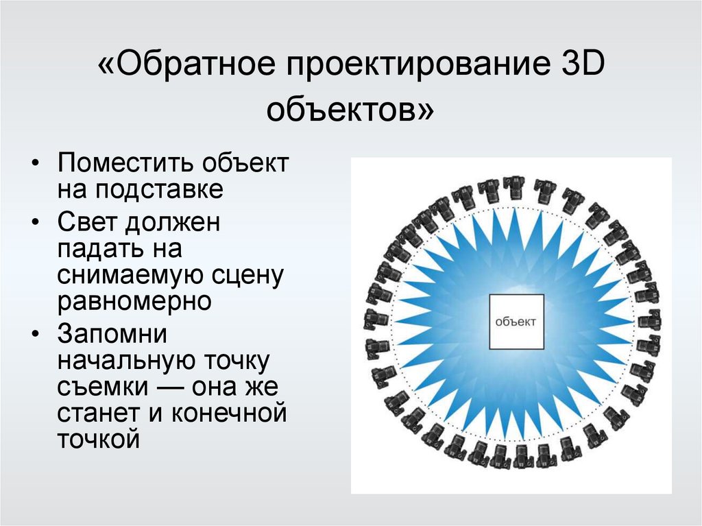 «Обратное проектирование 3D объектов»
