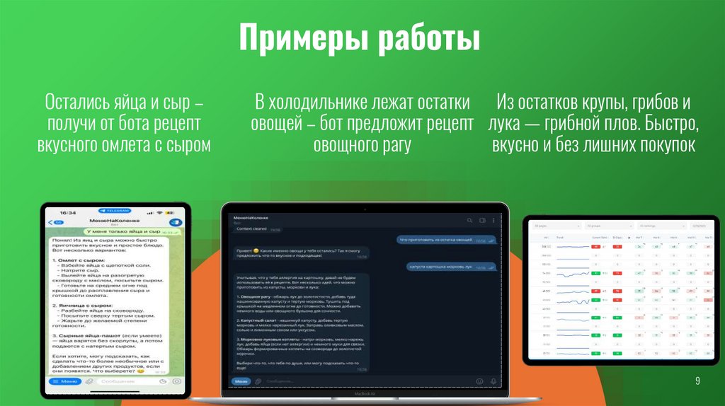Примеры работы