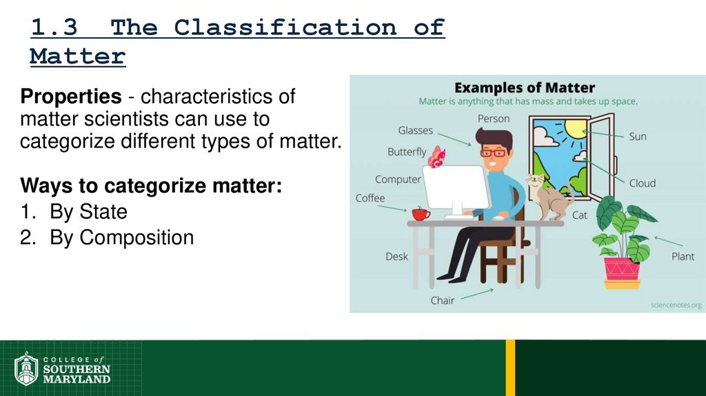 1.3 The Classification of Matter
