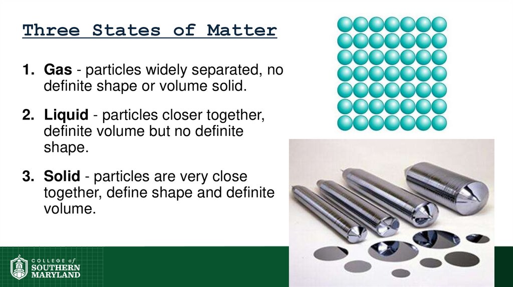 Three States of Matter