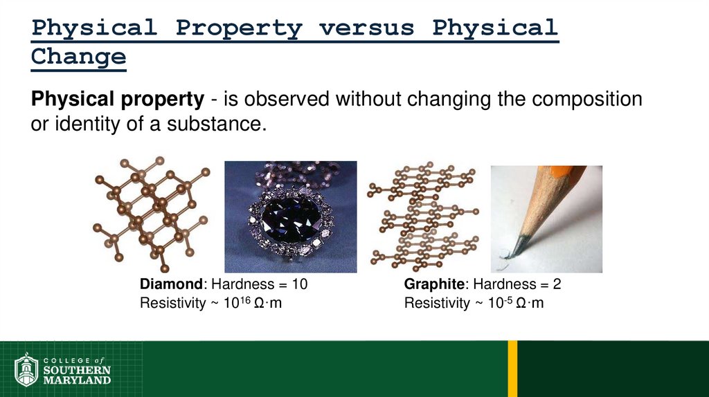Physical Property versus Physical Change