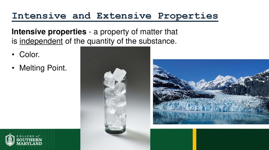 Intensive and Extensive Properties