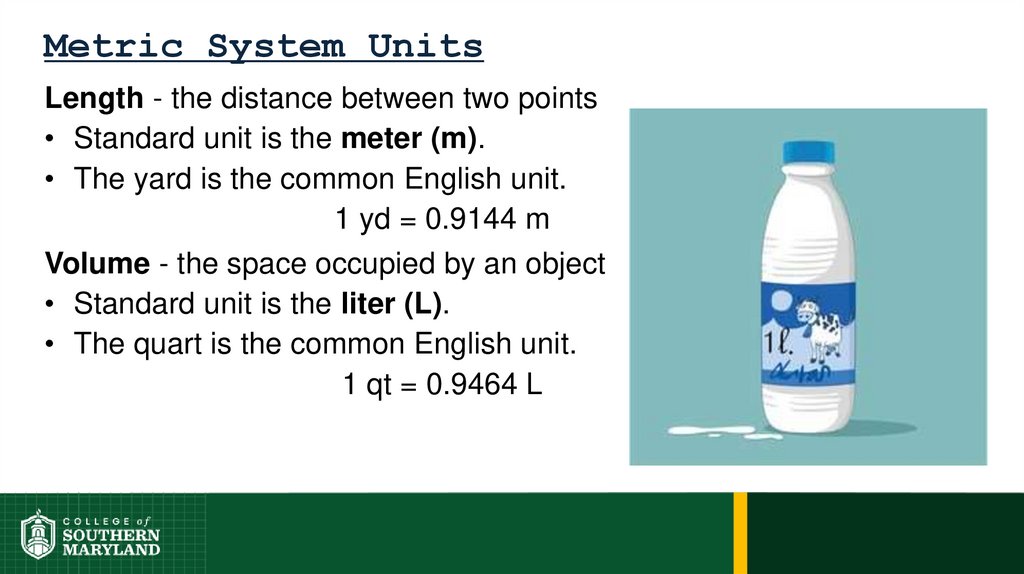 Metric System Units