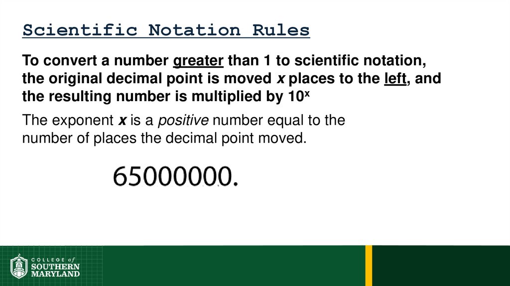 Scientific Notation Rules